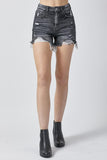 RISEN Full Size High Rise Distressed Denim Shorts - PD SECRET REALM