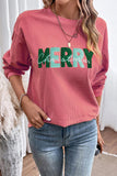 MERRY CHRISTMAS Round Neck Sweatshirt - PD SECRET REALM