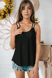 Eyelet Scoop Neck Cami - PD SECRET REALM