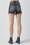 RISEN Full Size High Rise Distressed Denim Shorts - PD SECRET REALM