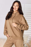 RISEN Drawstring Drop Shoulder Long Sleeve Hoodie - PD SECRET REALM