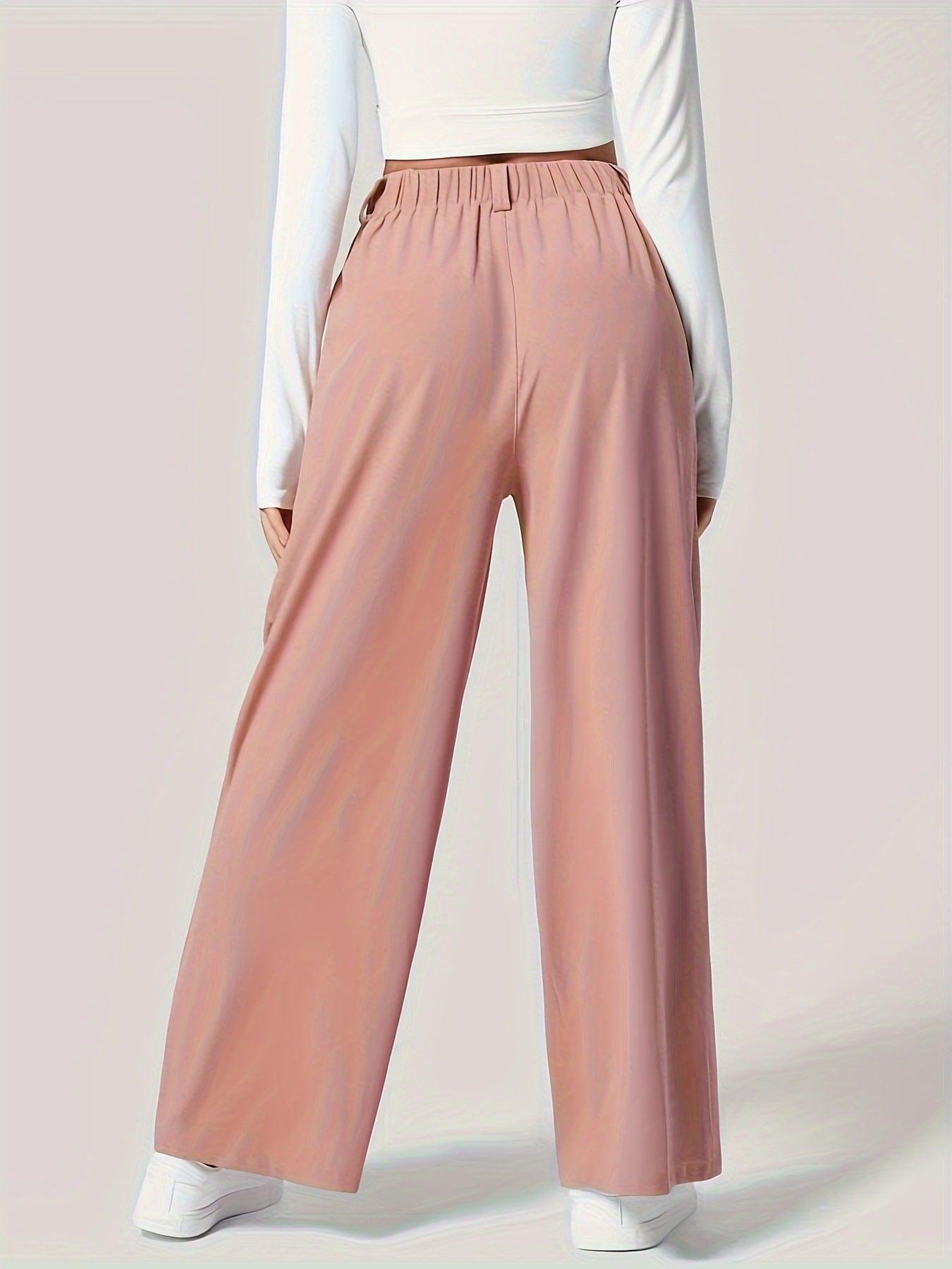 Wide Leg Pants with Pockets - PD SECRET REALM